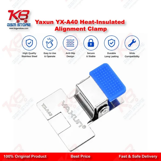 Yaxun YX-A40 Heat-Insulated Alignment Clamp – FPC & Display IC Soldering Fixture