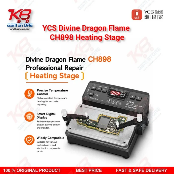 YCS CH898 Divine Dragon Heating Stage – iPhone Motherboard PCB Preheating Station