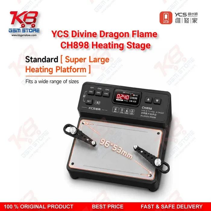 YCS CH898 Divine Dragon Heating Stage – iPhone Motherboard PCB Preheating Station