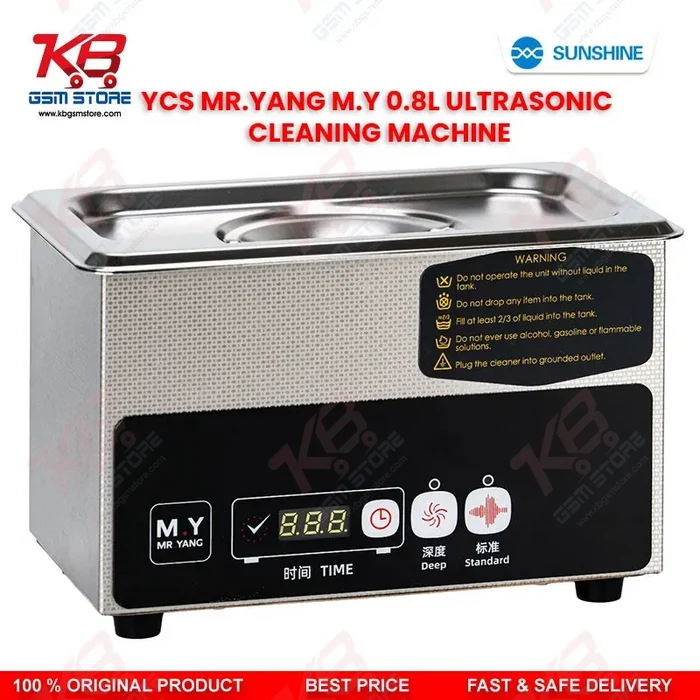 YCS Mr.Yang M.Y C08 0.8L Ultrasonic Cleaning Machine for Mobile PCB Motherboard IC Repair