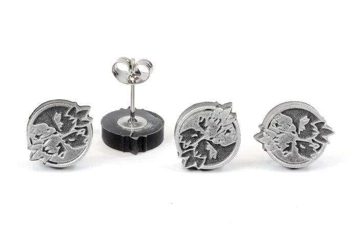 YinYang Chocobo FFXIV Yin & Yang Earrings - Chocobo Earrings - Final Fantasy Cosplay | ERG1