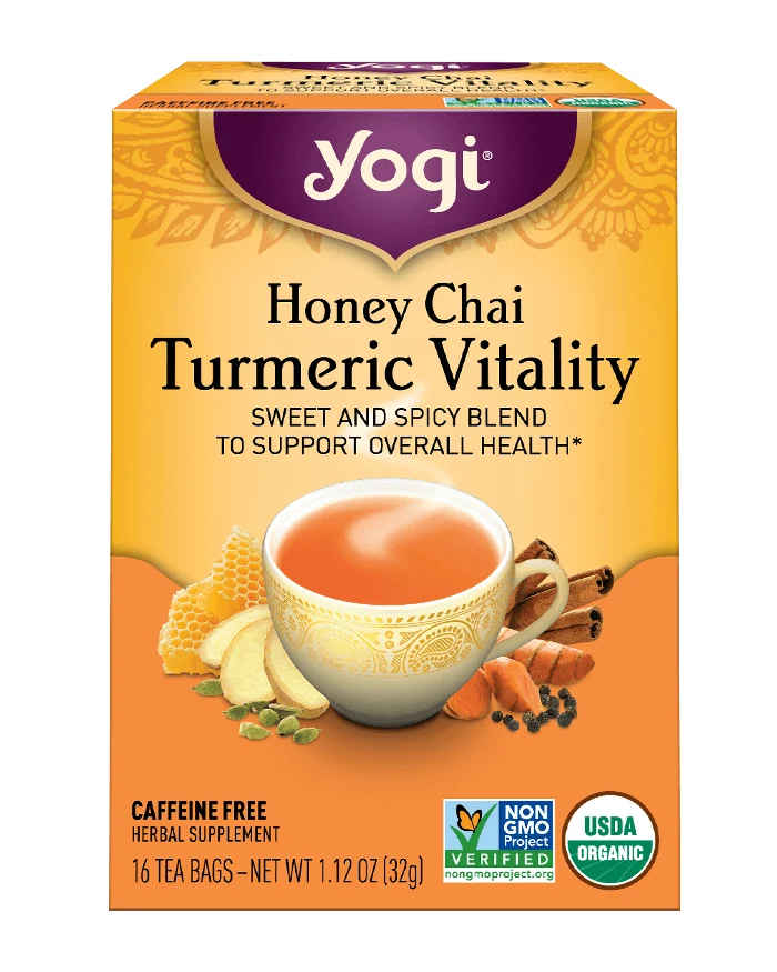Yogi Honey Chai Turmeric Vitality Tea