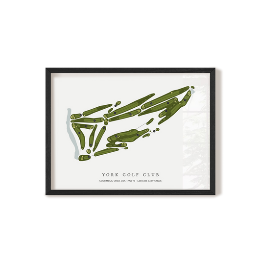 York Golf Club | Golf Course Map | Black+Frame