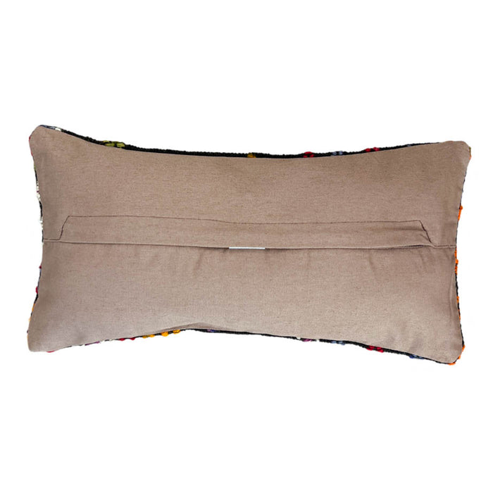 Zephyr Lumbar Kilim Pillow (8x16)